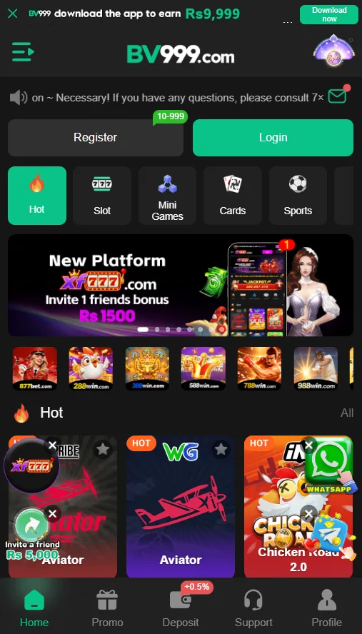 BV999 Game screenshot
